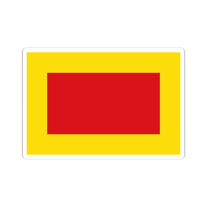 Flag maritime sevilla (Spain) STICKER Vinyl Kiss-Cut Decal