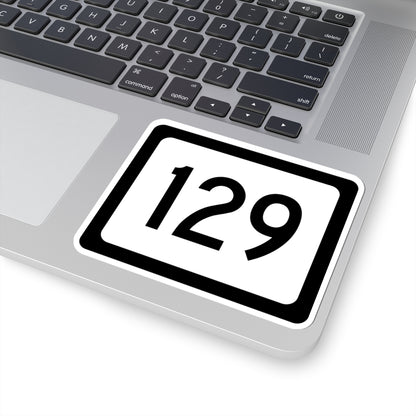 WV-129 (Virginia) (Road Sign) STICKER Vinyl Kiss-Cut Decal