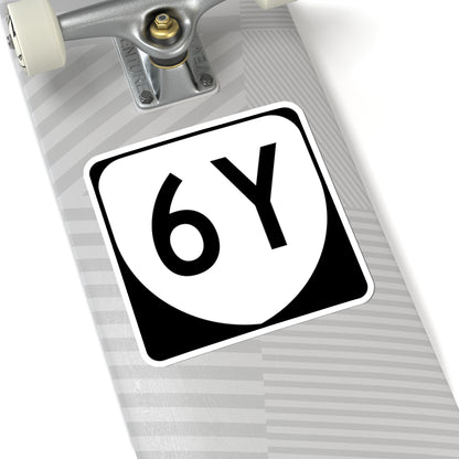 Virginia 6Y (Virginia) (Road Sign) STICKER Vinyl Kiss-Cut Decal