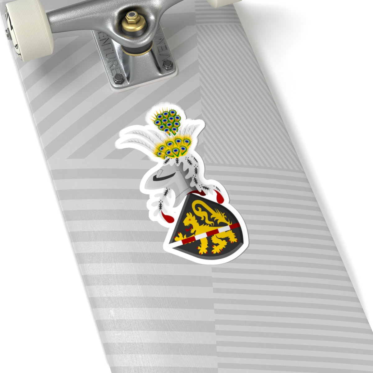 Antonis bastaert van Brabant Codex 148 wapen (Netherlands) (Coat of Arms) STICKER Vinyl Kiss-Cut Decal