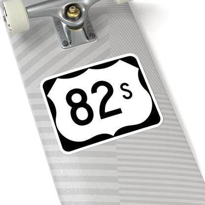 US 82S (Arkansas) (Road Sign) STICKER Vinyl Kiss-Cut Decal