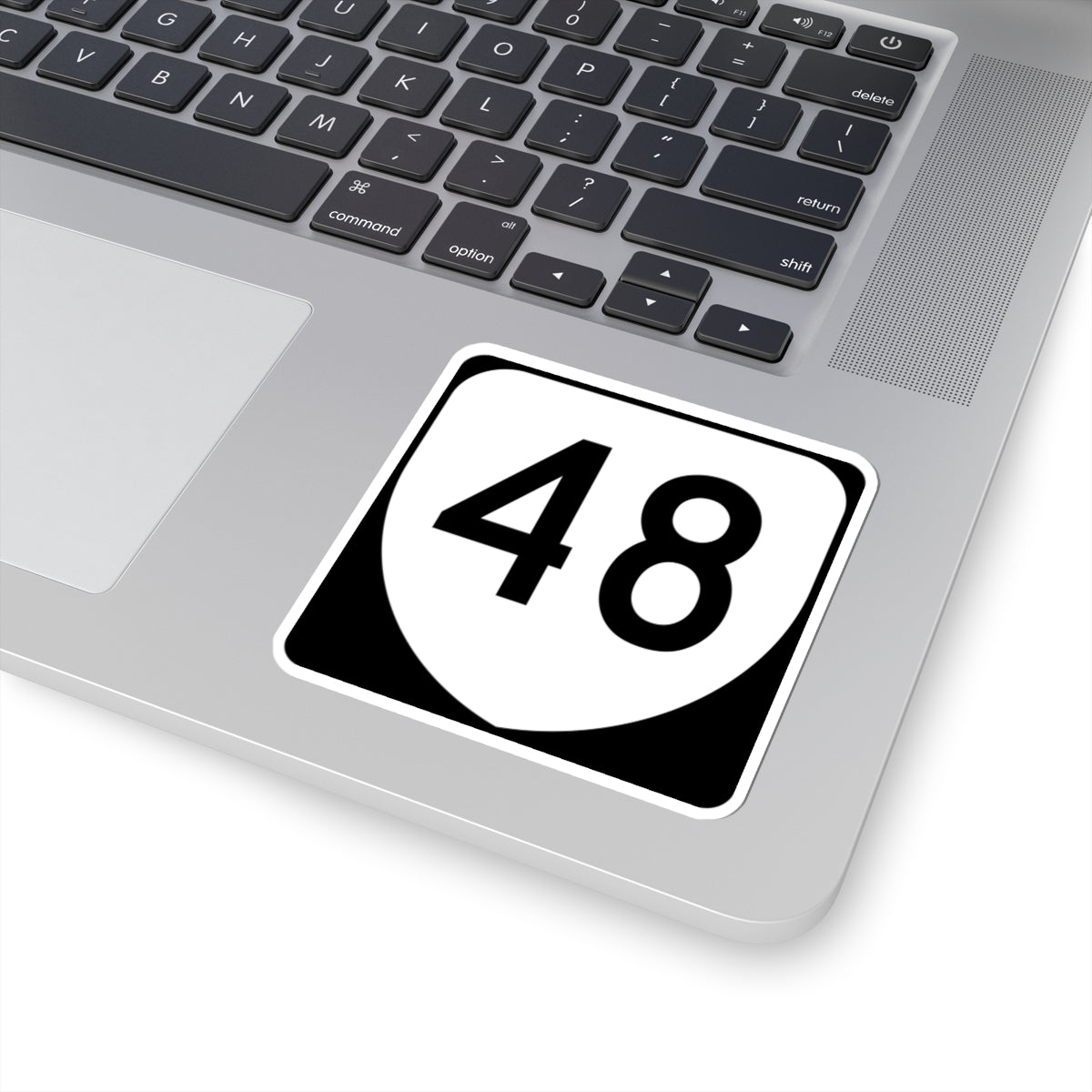 Virginia 48 (Virginia) (Road Sign) STICKER Vinyl Kiss-Cut Decal