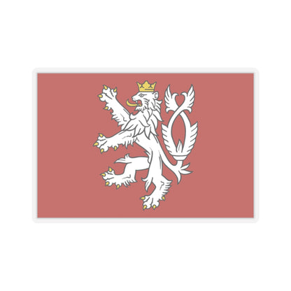 Banner of the Bohemian Coat of Arms (Czech Republic) STICKER Vinyl Kiss-Cut Decal