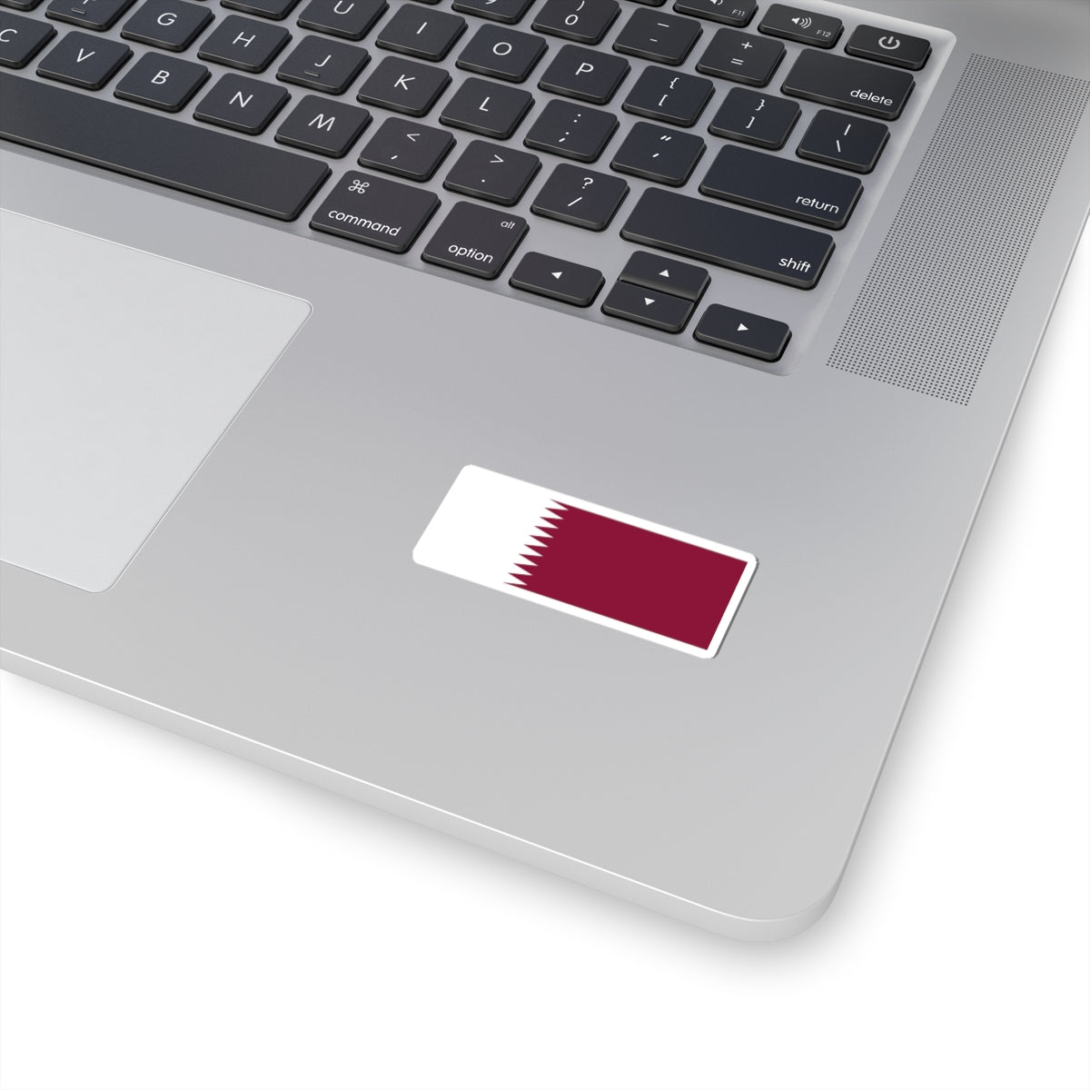 Flag of Qatar (Qatar) STICKER Vinyl Kiss-Cut Decal
