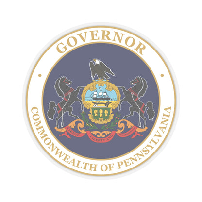 Seal of the Governor of Pennsylvania v2 - STICKER Vinyl Kiss-Cut Decal