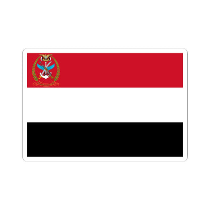 Flag of the Yemen Armed Forces (Yemen) STICKER Vinyl Kiss-Cut Decal
