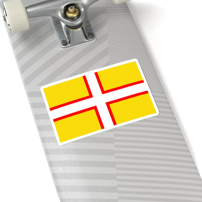 Saint Wites Cross (England) STICKER Vinyl Kiss-Cut Decal