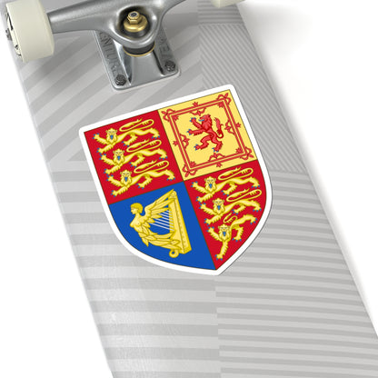 Arms of the United Kingdom since 1837 (United Kingdom) (Coat of Arms) STICKER Vinyl Kiss-Cut Decal