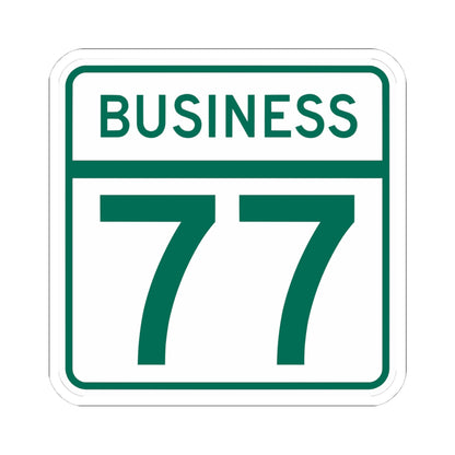 MD Route 77 Business (Maryland) (Road Sign) STICKER Vinyl Kiss-Cut Decal