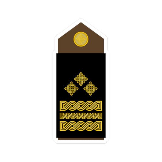 Army HRV OF 08 (Croatia) (Military Rank) STICKER Vinyl Kiss-Cut Decal