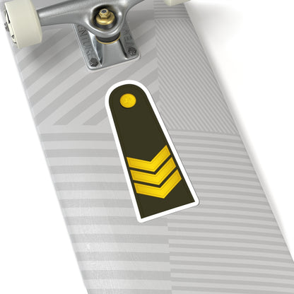 Lithuania Army OR 6 (Lithuania) (Military Rank) STICKER Vinyl Kiss-Cut Decal