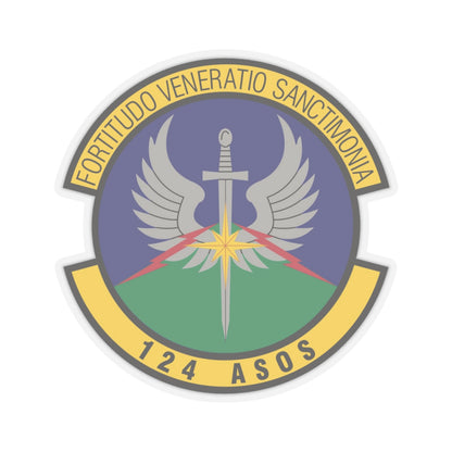 124th Air Support Operations Squadron (U.S. Air Force) STICKER Vinyl Kiss-Cut Decal-4 Inch-Transparent-The Sticker Space