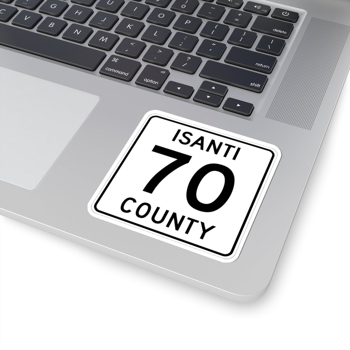 Isanti County 70 MN (Minnesota) (Road Sign) STICKER Vinyl Kiss-Cut Decal