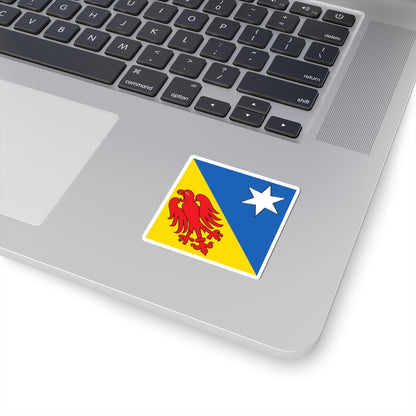 Fahne Juval (Switzerland) STICKER Vinyl Kiss-Cut Decal