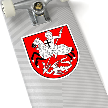Rhäzüns Kreis wappen (Switzerland) (Coat of Arms) STICKER Vinyl Kiss-Cut Decal