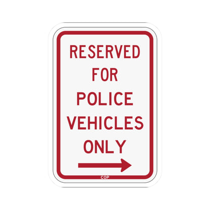 PBOT Road sign P4040R (Oregon) (Road Sign) STICKER Vinyl Kiss-Cut Decal