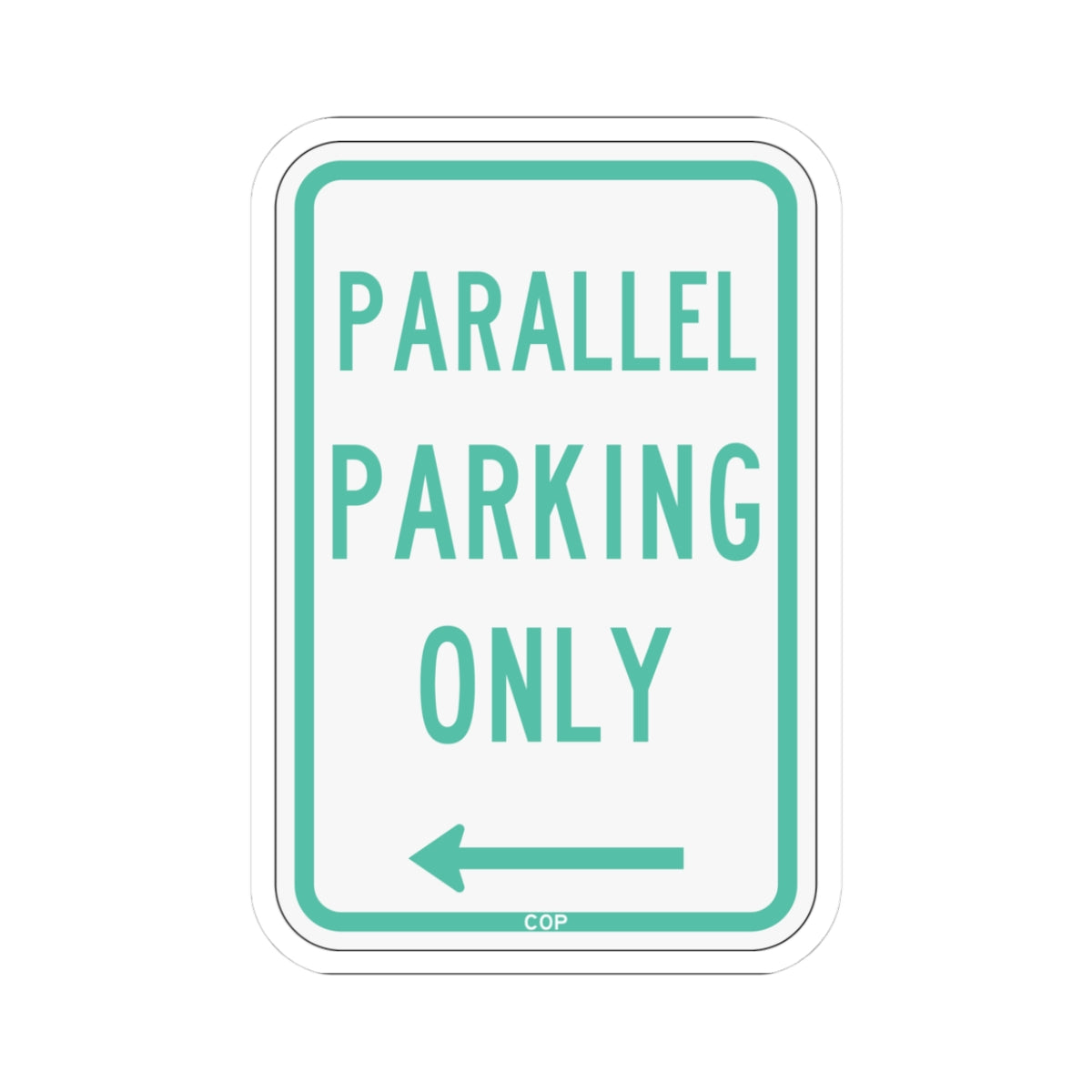 PBOT Road sign P4600R (Oregon) (Road Sign) STICKER Vinyl Kiss-Cut Decal