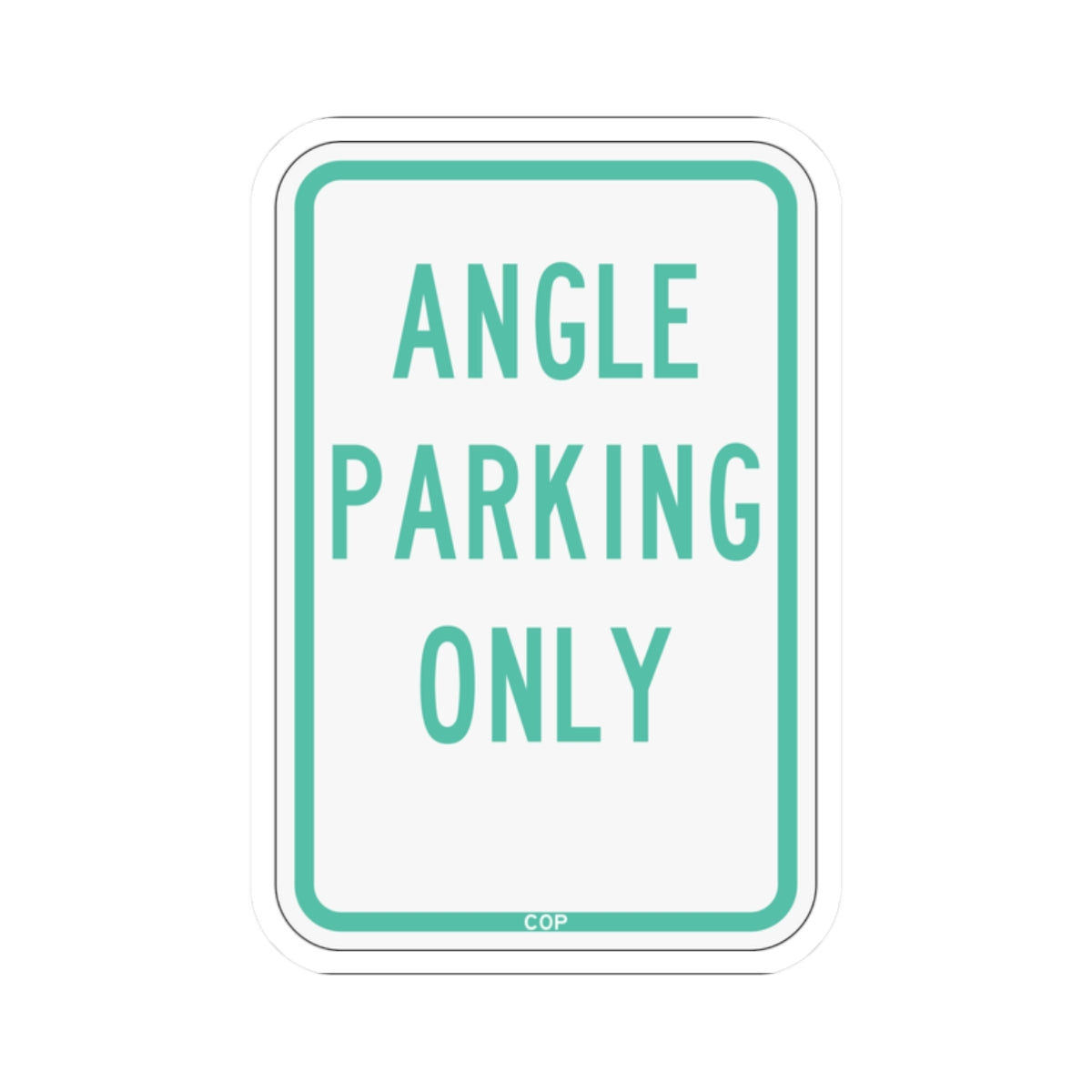 PBOT Road sign P4620 (Oregon) (Road Sign) STICKER Vinyl Kiss-Cut Decal