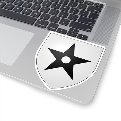 Armorial Assheton of Downham Hall Barons Clitheroe (England) (Coat of Arms) STICKER Vinyl Kiss-Cut Decal