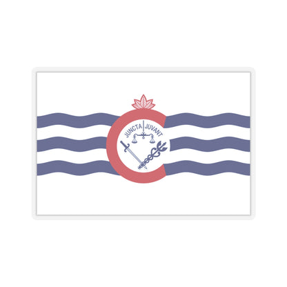 Flag of Cincinnati, Ohio - STICKER Vinyl Kiss-Cut Decal