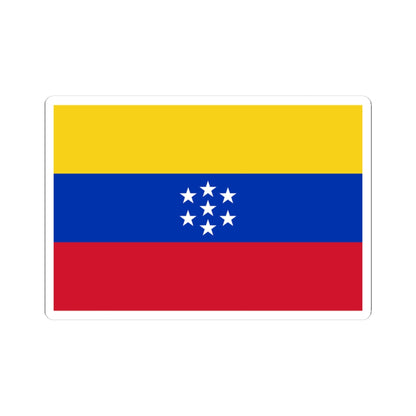 Flag of Venezuela 1863-1905 (Venezuela) STICKER Vinyl Kiss-Cut Decal