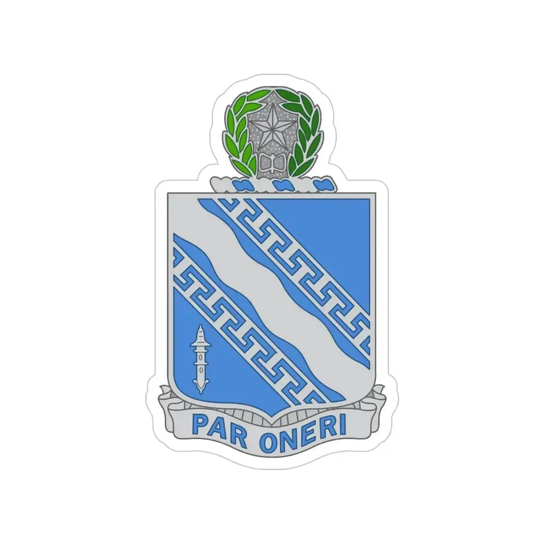 144th Infantry Regiment (U.S. Army) Transparent STICKER Die-Cut Vinyl Decal 5 Inch - The Sticker Space