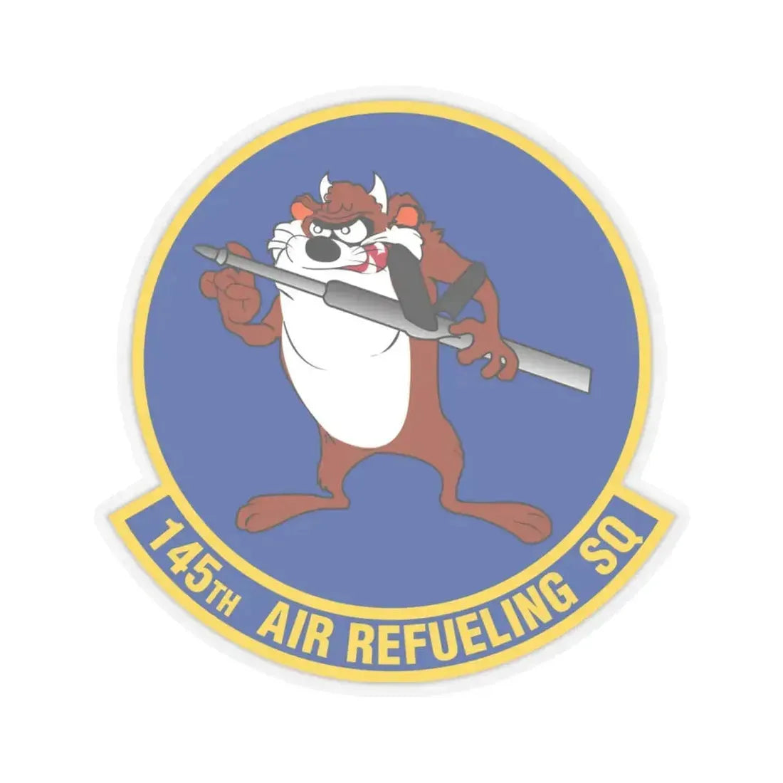 145 Air Refueling Squadron (U.S. Air Force) STICKER Vinyl Kiss-Cut Decal 3 Inch Transparent - The Sticker Space