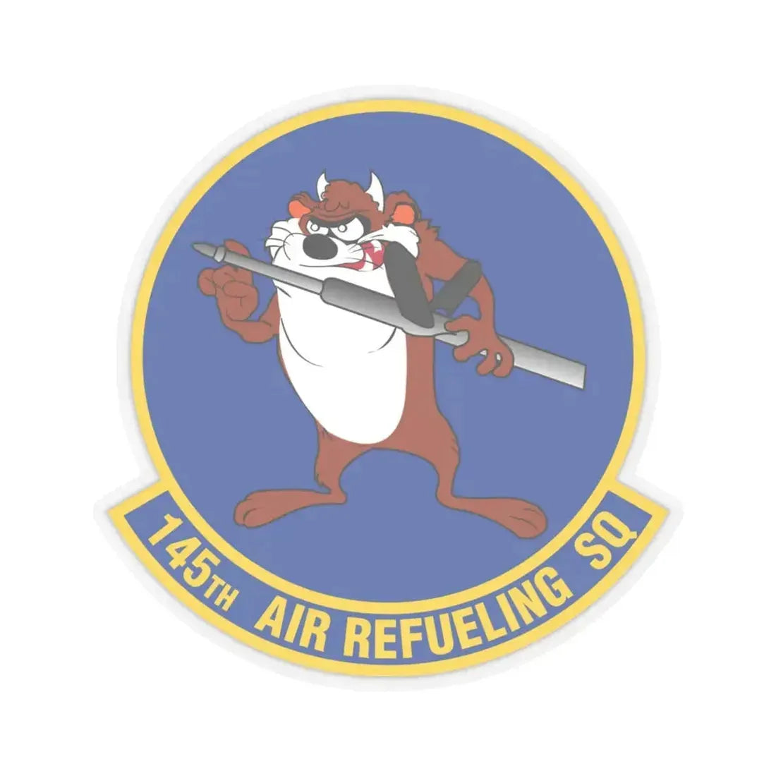 145 Air Refueling Squadron (U.S. Air Force) STICKER Vinyl Kiss-Cut Decal 4 Inch Transparent - The Sticker Space