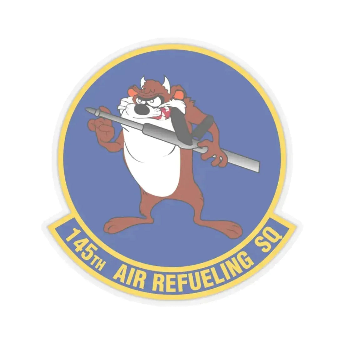 145 Air Refueling Squadron (U.S. Air Force) STICKER Vinyl Kiss-Cut Decal 6 Inch Transparent - The Sticker Space