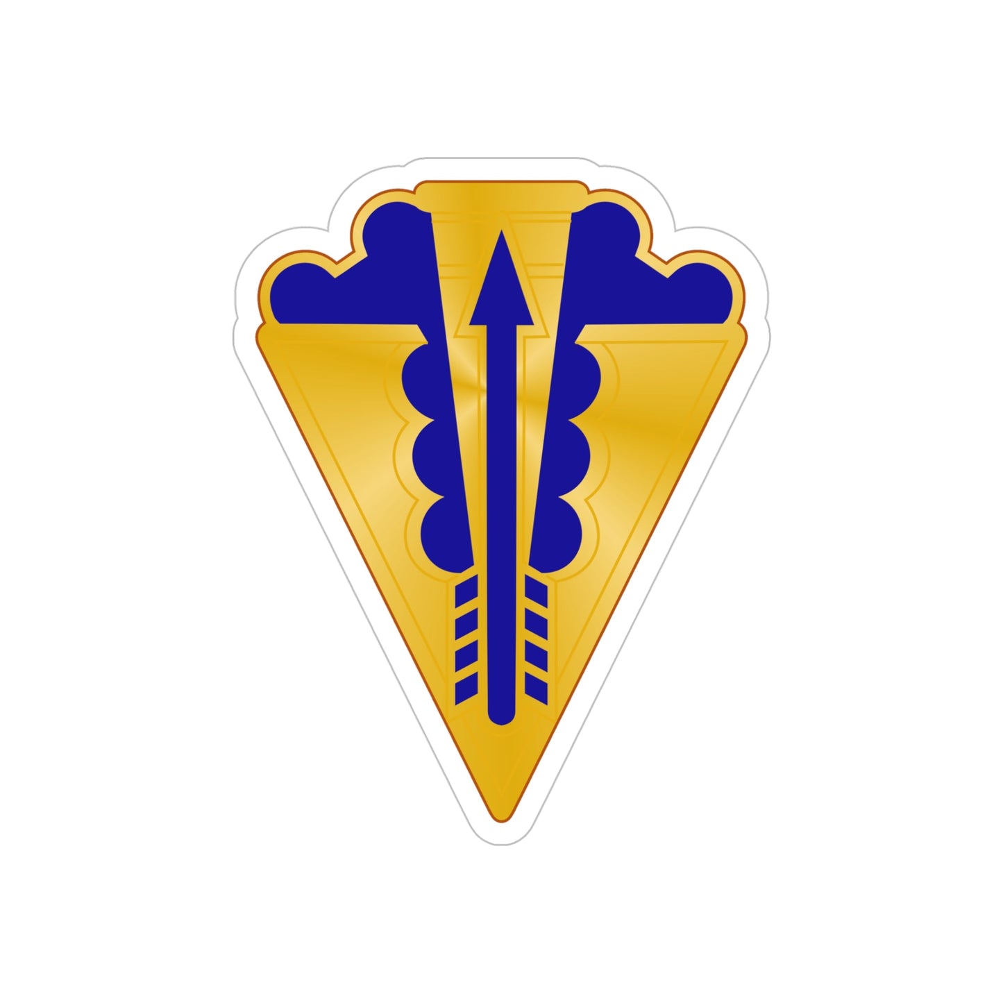 145 Aviation Regiment (U.S. Army) REVERSE PRINT Transparent STICKER-5" × 5"-The Sticker Space