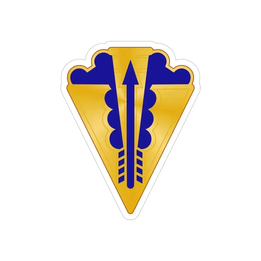 145 Aviation Regiment (U.S. Army) REVERSE PRINT Transparent Die-Cut STICKER 4 Inch Die-Cut Transparent - The Sticker Space