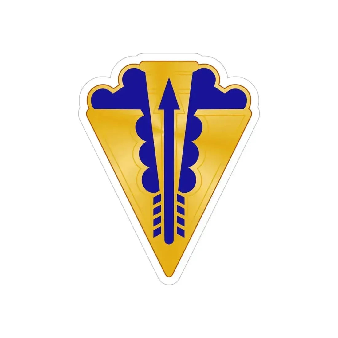 145 Aviation Regiment (U.S. Army) REVERSE PRINT Transparent Die-Cut STICKER 5 Inch Die-Cut Transparent - The Sticker Space