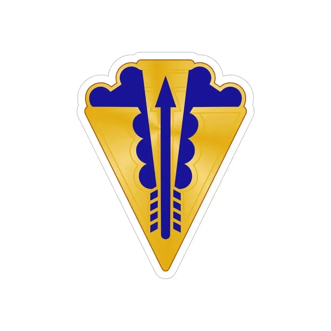 145 Aviation Regiment (U.S. Army) REVERSE PRINT Transparent Die-Cut STICKER 6 Inch Die-Cut Transparent - The Sticker Space
