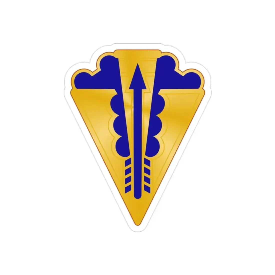 145 Aviation Regiment (U.S. Army) REVERSE PRINT Transparent Die-Cut STICKER - The Sticker Space