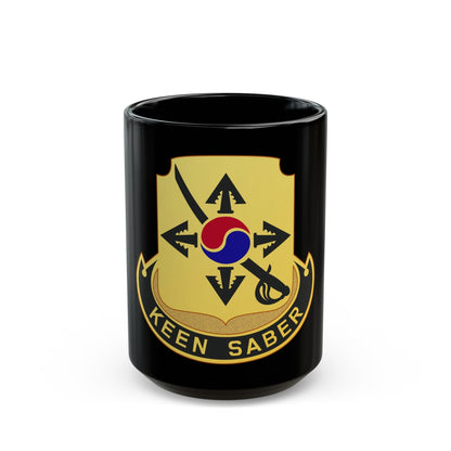 145 Cavalry Regiment (U.S. Army) Black Coffee Mug-15oz-The Sticker Space