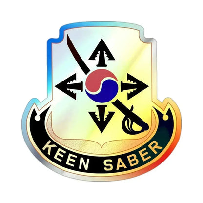 145 Cavalry Regiment (U.S. Army) Holographic STICKER Die-Cut Vinyl Decal 2 Inch Holographic - The Sticker Space