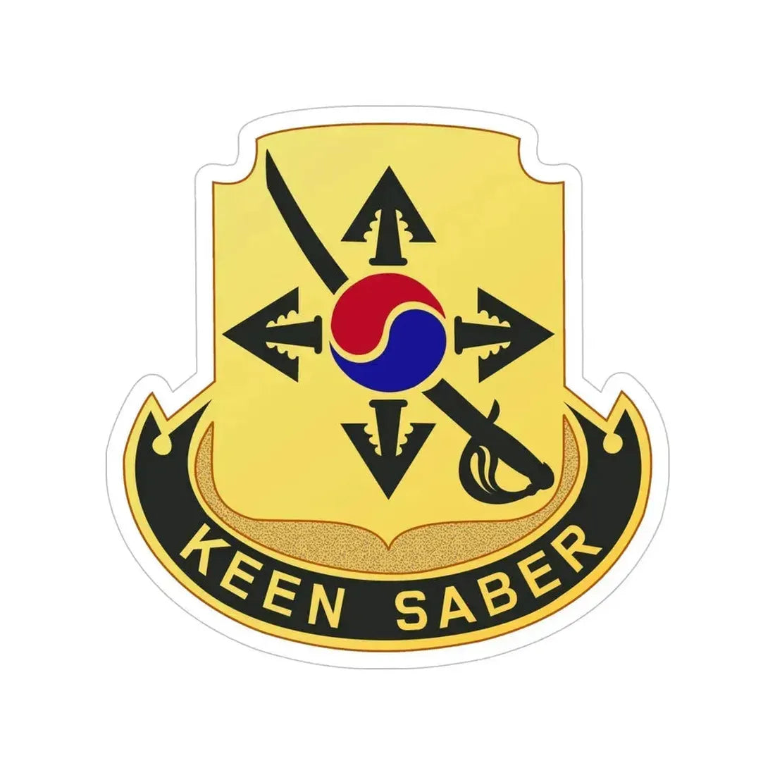 145 Cavalry Regiment (U.S. Army) Transparent STICKER Die-Cut Vinyl Decal 6 Inch - The Sticker Space