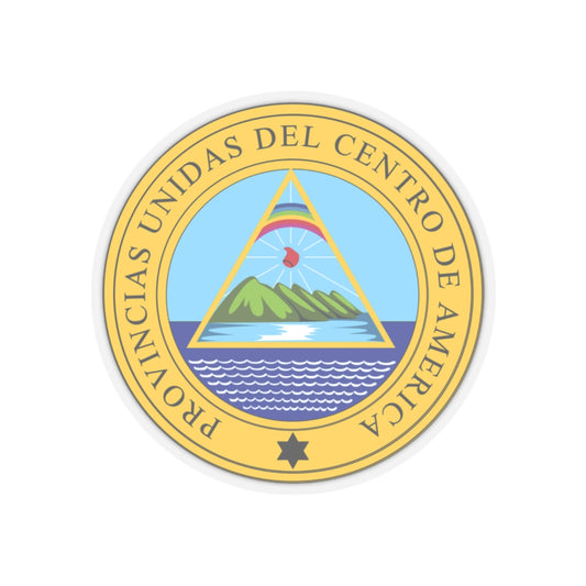 Coat of arms of the United Provinces of Central America - STICKER Vinyl Kiss-Cut Decal