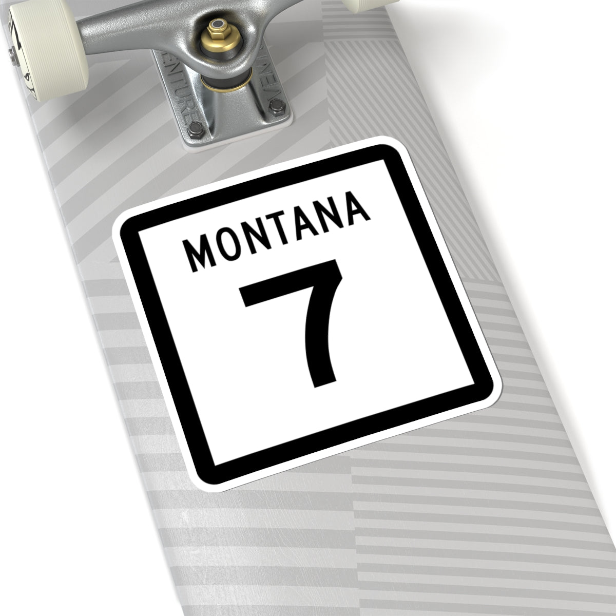 MT-7 (Montana) (Road Sign) STICKER Vinyl Kiss-Cut Decal