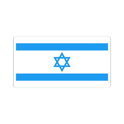 Flag of Israel Light Blue 1-2 (Israel) STICKER Vinyl Kiss-Cut Decal