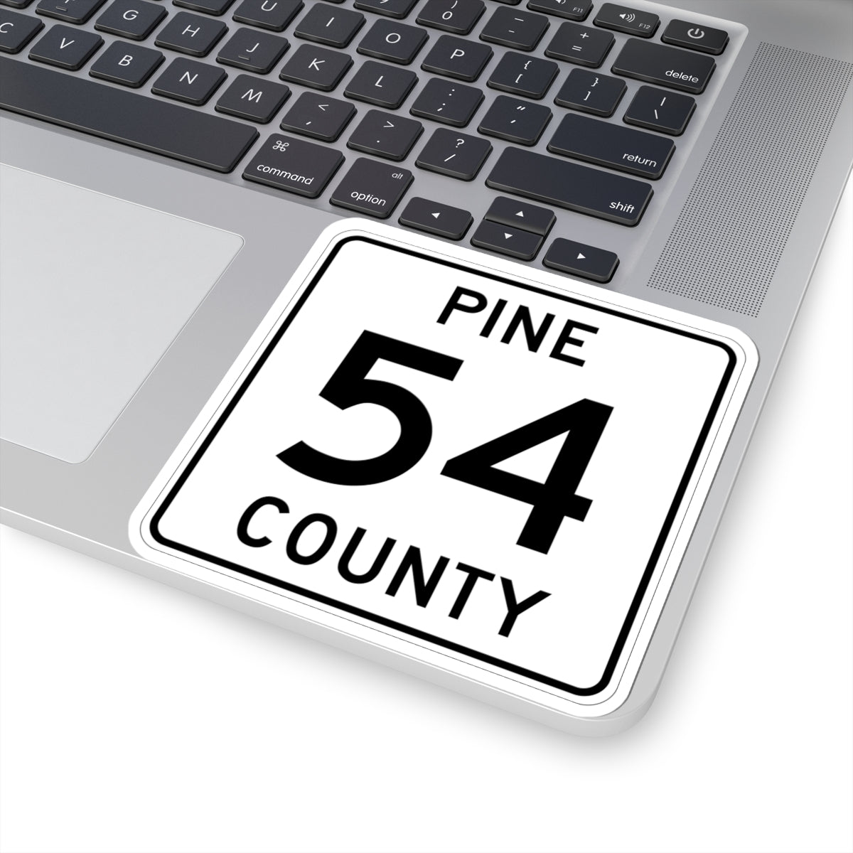 Pine County Route 54 MN (Minnesota) (Road Sign) STICKER Vinyl Kiss-Cut Decal