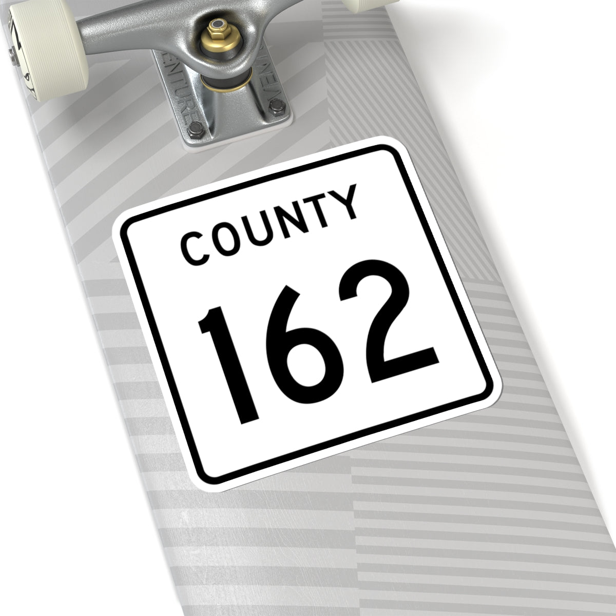 County 162 square (Minnesota) (Road Sign) STICKER Vinyl Kiss-Cut Decal