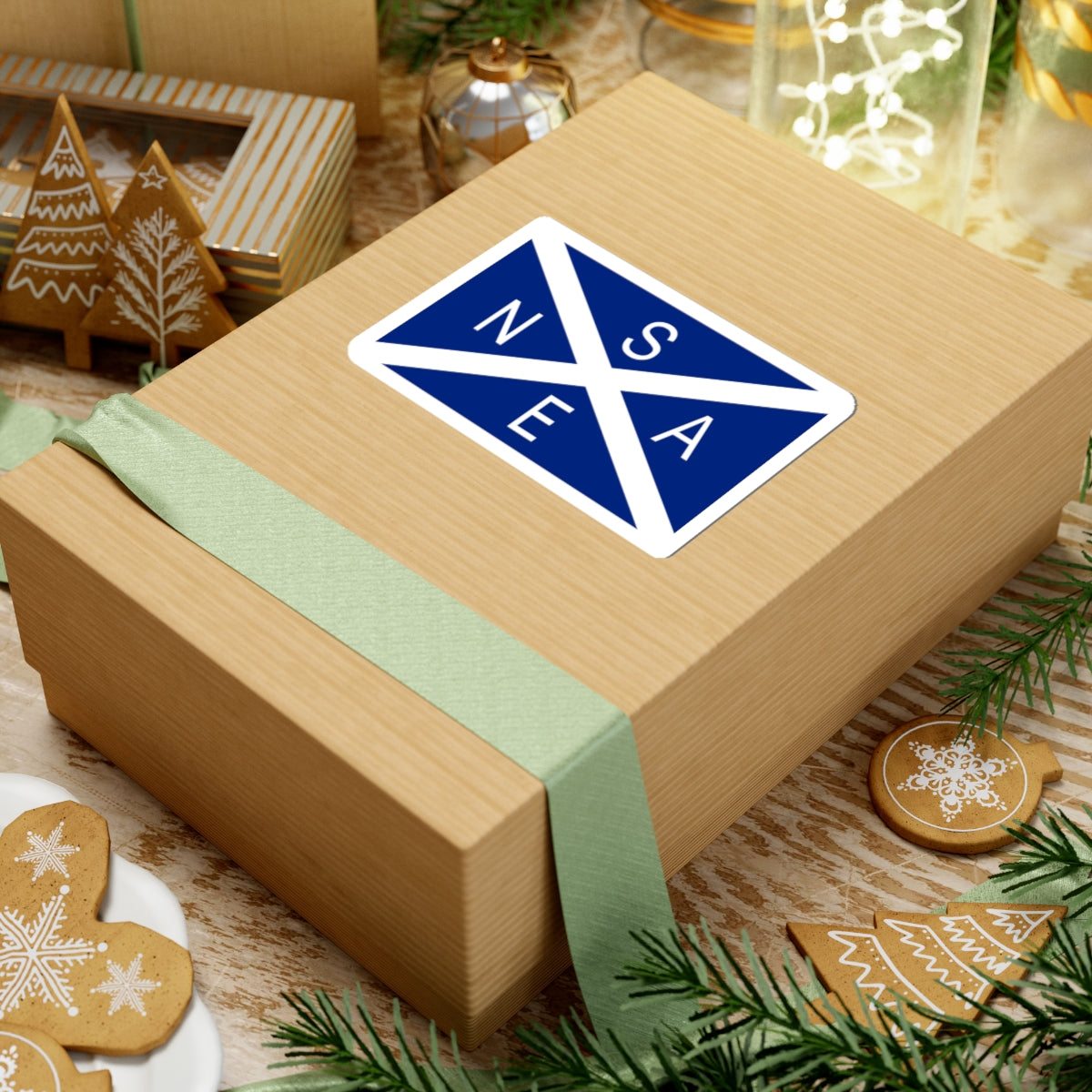 National Scottish Antarctic Expedition Flag (Scotland) STICKER Vinyl Kiss-Cut Decal