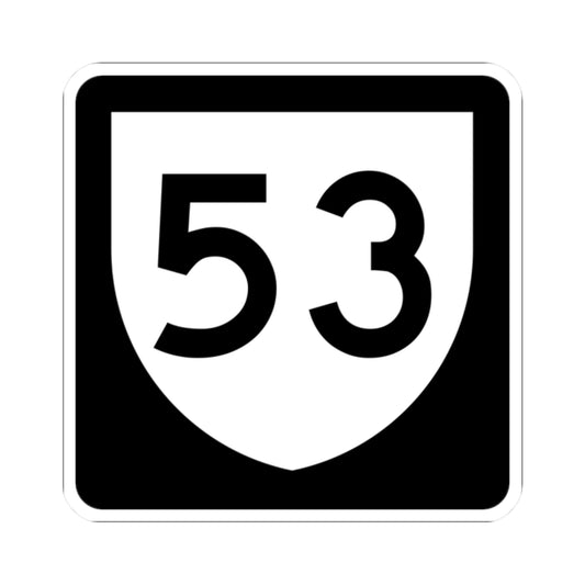 PR urban primary 53 (Puerto Rico) (Road Sign) STICKER Vinyl Kiss-Cut Decal