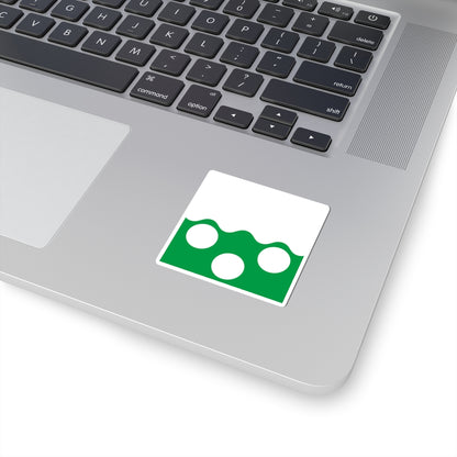 Flag of Pajala (Sweden) STICKER Vinyl Kiss-Cut Decal