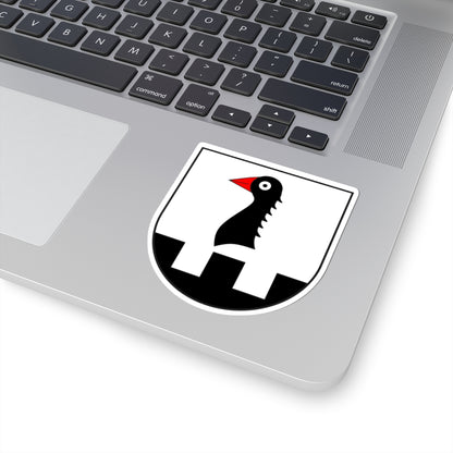 Surcasti wappen (Switzerland) (Coat of Arms) STICKER Vinyl Kiss-Cut Decal