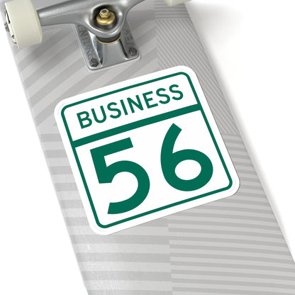 MD Route 56 Business (Maryland) (Road Sign) STICKER Vinyl Kiss-Cut Decal