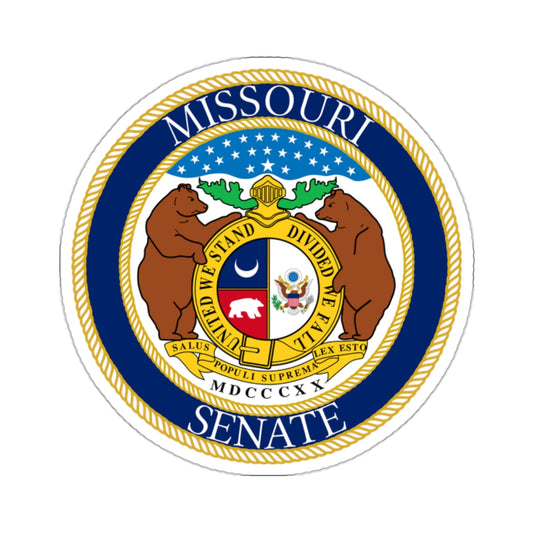 Seal of the Senate of Missouri - STICKER Vinyl Kiss-Cut Decal