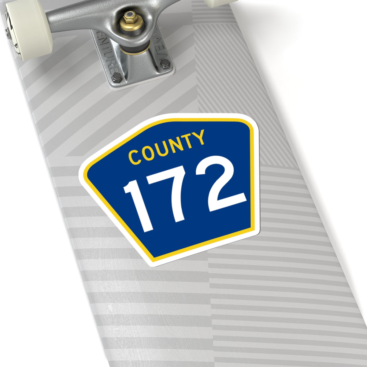 County 172 MN (Minnesota) (Road Sign) STICKER Vinyl Kiss-Cut Decal