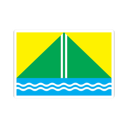 Flag of Nazyvaevsky rayon Omsk oblast (Russia) STICKER Vinyl Kiss-Cut Decal